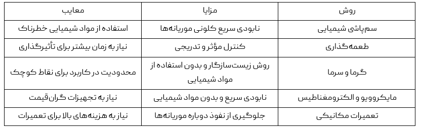 راه های سریع از بین بردن موریانه